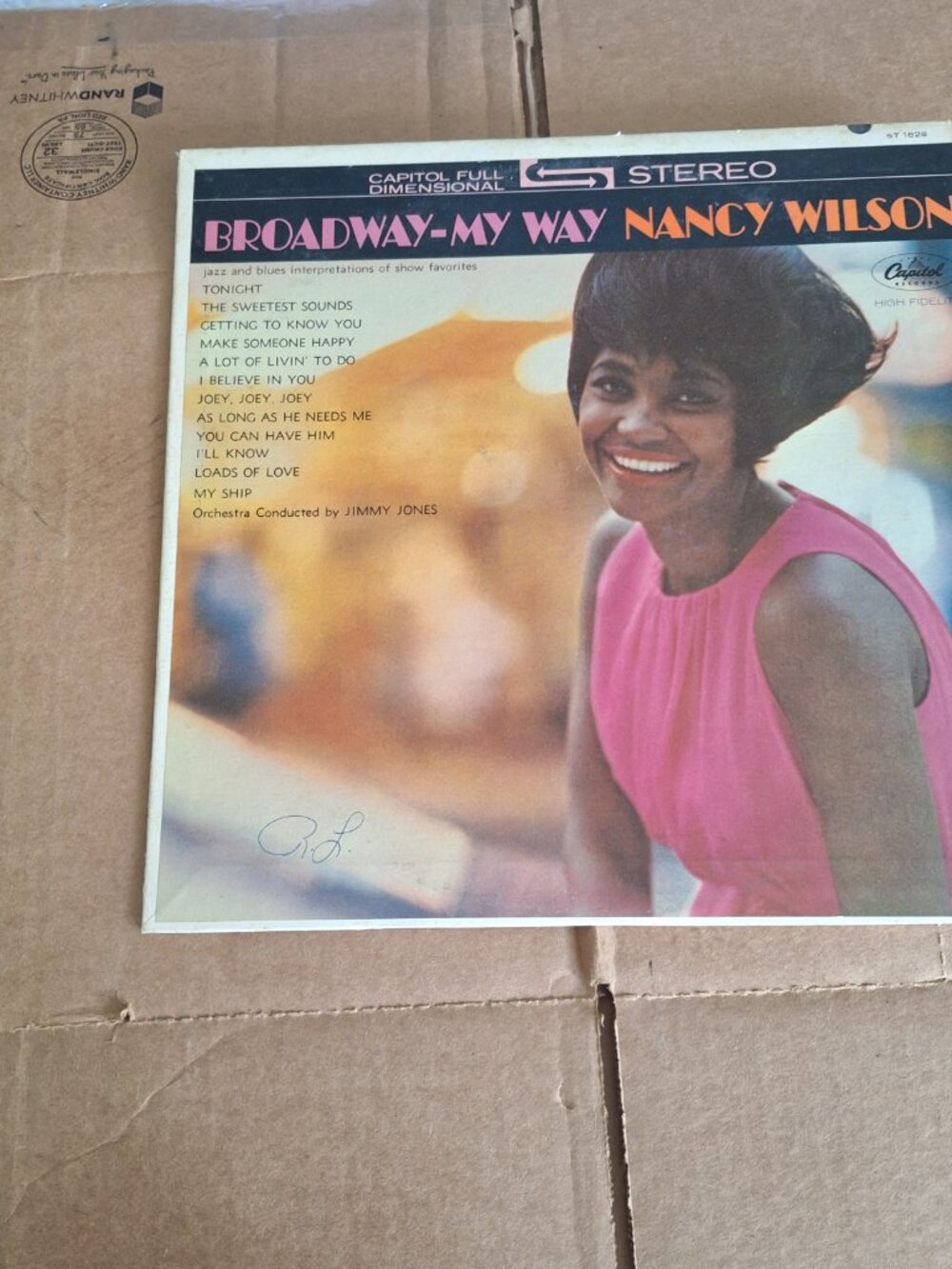 nancy wilson broadway my way lp record